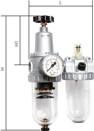 Exemplary representation: 2-part maintenance unit - Standard, series 1 - 3