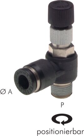 Exemplary representation: Pre-pressure-dependent differential pressure regulator